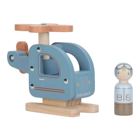 Little Dutch Houten Helikopter FSC