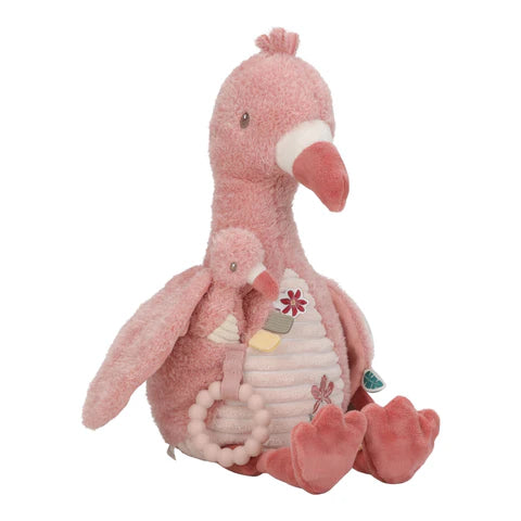 Little Dutch Activiteitenknuffel Flamingo - Safari Friends GRS