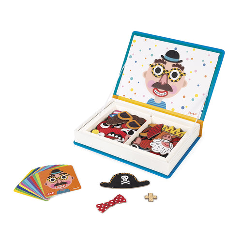 Janod Magnetibook - Gekke Gezichten Jongens