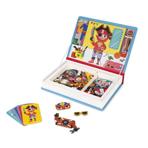 Janod Magnetibook - Verkleedfeest Jongens