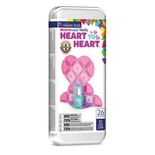 Magna tiles travel deluxe heart to heart
