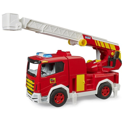 Bruder 03472 Roadmax Brandweerwagen met draaibare ladder