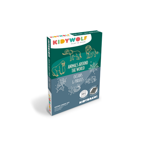 Kidywolf Kidydraw mini refill animals - pirates